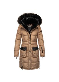 Navahoo Damen Stylischer Steppmantel Winter Parka mit edlem Fellimitat Sinja