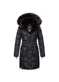 Navahoo Damen Stylischer Steppmantel Winter Parka mit edlem Fellimitat Sinja