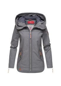 Navahoo Damen Moderner Outdoorjacke Übergangsparka aus Baumwolle mit Kapuze Wekoo