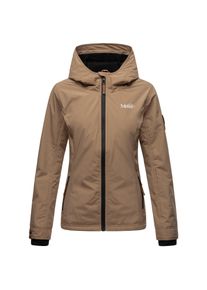Marikoo Damen Sportliche Outdoorjacke Übergangs Regenjacke mit Kapuze Brombeere