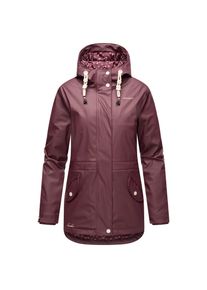 Navahoo Damen Warmer Regenjacke Wasserdichter Regenmantel mit Kapuze Oceans Heart