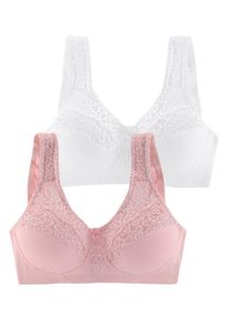 Petite Fleur Entlastungs-BH pink Gr. 75C. Ohne Bügel. Nachhaltig.