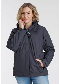 Jack Wolfskin Große Größen 3-in-1-Funktionsjacke Gr. 44 grün für Damen