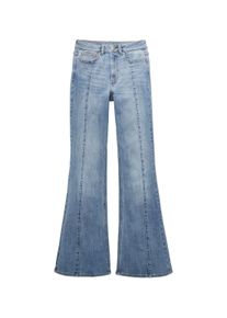 Tom Tailor Denim Damen Slim Flare Jeans, blau, Uni, Gr. 29