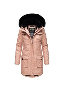 Navahoo Damen Wintermantel Parka mit abnehmbarer Kapuze und Einkaufstasche Tiniis
