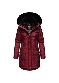 Navahoo Damen Wintermantel Parka mit abnehmbarer Kapuze und Einkaufstasche Tiniis