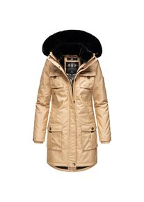 Navahoo Damen Wintermantel Parka mit abnehmbarer Kapuze und Einkaufstasche Tiniis