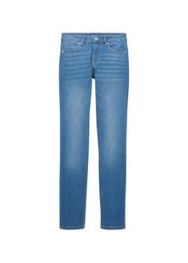 Tom Tailor Damen Alexa Straight Jeans, blau, Uni, Gr. 27/30