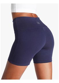 Lascana Shorts blau Gr. 32/34 für Damen. Mit Logodruck. Nachhaltig.