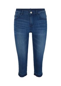Tom Tailor Damen Alexa Capri Jeans, blau, Gr. 25