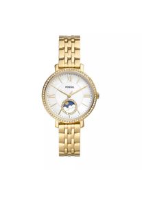 Fossil Uhr - Jacqueline Sun Moon Multifunction Stainless Steel - in gold - Uhr für Damen