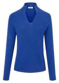Pullover aus 100% Premium-Kaschmir Modell Vivien Peter Hahn Cashmere blau