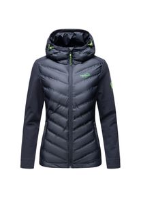 Navahoo Damen Stylische Outdoorjacke Übergangsjacke mit Kapuze Nimm-Mich-Mit
