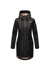Marikoo Damen Softshelljacke Funktionsjacke mit warmen Teddyfleece & Kapuze Racquellee