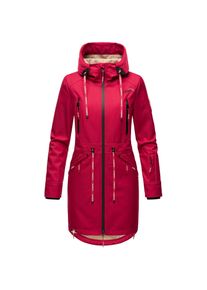 Marikoo Damen Softshelljacke Funktionsjacke mit warmen Teddyfleece & Kapuze Racquellee