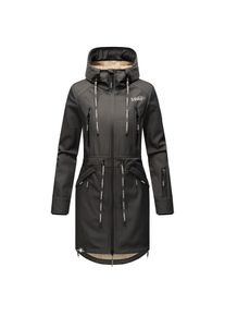 Marikoo Damen Softshelljacke Funktionsjacke mit warmen Teddyfleece & Kapuze Racquellee
