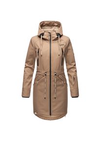 Marikoo Damen Softshelljacke Funktionsjacke mit warmen Teddyfleece & Kapuze Racquellee