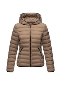 Navahoo Damen Stylische Steppjacke Übergangsjacke mit Kapuze Neevia