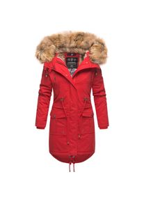 Navahoo Damen Warmer Wintermantel Winter Baumwollparka mit Kunstfell Rosinchen