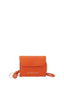 Tom Tailor Damen Hanny Portemonnaie mit Schlüsselanhänger, orange, Logo Print, Gr. ONESIZE