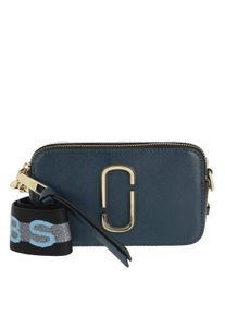 Marc Jacobs Crossbody Bags - Logo Strap Snapshot Small Camera Bag Leather - in blau - Crossbody Bags für Damen