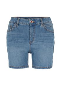Tom Tailor Denim Damen Jeansshorts mit starker Waschung, blau, Gr. XL