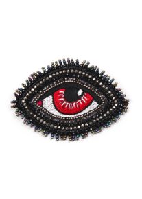 Brosche Collezione Alessandro "Eye" schwarz Damen Broschen mit Augenmotiv