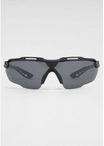 BACK IN BLACK Eyewear Sonnenbrille mit gebogenen Gläsern, schwarz