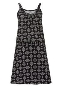 Große Größen Strandkleid mit verstellbaren Trägern Gr. 48 schwarz von sheego für Damen