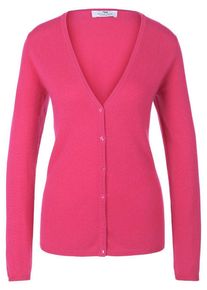 Strickjacke aus 100% Premium-Kaschmir Modell Cora Peter Hahn Cashmere pink