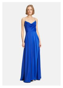 Abendkleid mit Wasserfallausschnitt Vera Mont Jewel Blue