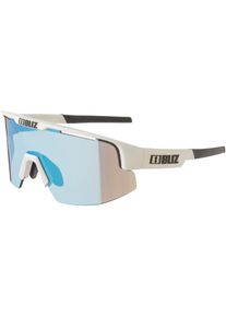 Bliz Matrix Small Sportbrille in matt white-smoke with blue multi