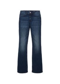 Tom Tailor Damen Kate Narrow Bootcut Jeans, blau, Uni, Gr. 32/32