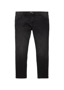Tom Tailor Herren Plus - Jeans mit leichter Waschung, grau, Uni, Gr. 44/32
