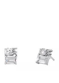 Michael Kors Ohrringe - Sterling Silver Mixed Stone Stud Earrings - in silber - Ohrringe für Damen