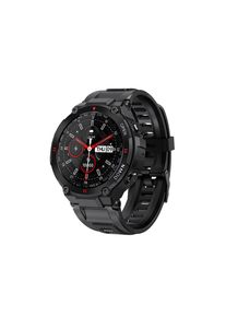 TPFNet Smart Watch / Fitness Tracker IP68 - Silikon Armband - Android & IOS - Schwarz