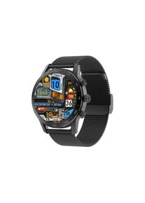 TPFNet Smart Watch / Fitness Tracker IP67 - Milanaise Armband - Android & IOS - Schwarz