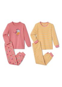 Tchibo 2 Kleinkind-Pyjamas - Beige - Kinder - Gr.: 86/92