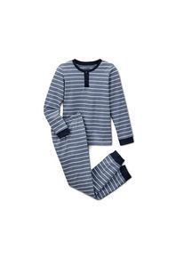 Tchibo Kinder-Pyjama - Hellblau/Gestreift - Kinder - Gr.: 134/140