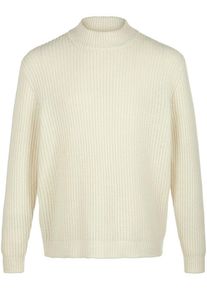 Grobstrick-Pullover louis sayn weiss