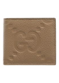 Gucci Portemonnaies - Jumbo GG Wallet - in taupe - Portemonnaies für Unisex