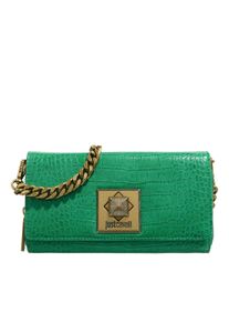 Just Cavalli Portemonnaie - Range G Snake Lock Sketch 6 Wallet - in grün - Portemonnaie für Damen