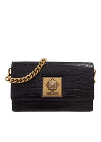 Just Cavalli Portemonnaie - Range G Snake Lock Sketch 5 Wallet - in schwarz - Portemonnaie für Damen