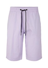 Tom Tailor Denim Herren Jogger Shorts mit Bio-Baumwolle, lila, Gr. XL