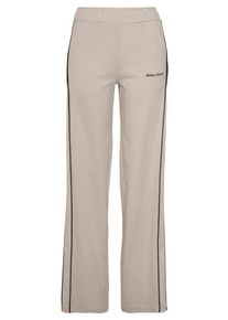 Lascana Loungehose beige Gr. 32/34 für Damen. Mit Stickerei, Kontrastdetails. Bequem. Nachhaltig.