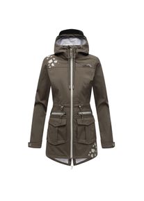 Marikoo Damen Softshelljacke Outdoor Funktionsjacke aus Wasserabweisendem Obermaterial Ulissaa