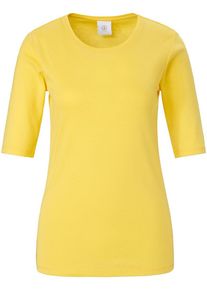 Rundhals-Shirt Modell Velvet Bogner gelb