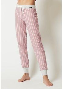 Skiny Schlafhose Night In Mix & Match (1-tlg), rosa