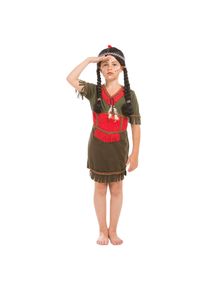 buttinette Indianerin-Kleid "Kleine Feder" für Kinder