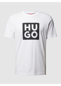 Hugo T-Shirt mit Label-Print Modell 'Daltor'